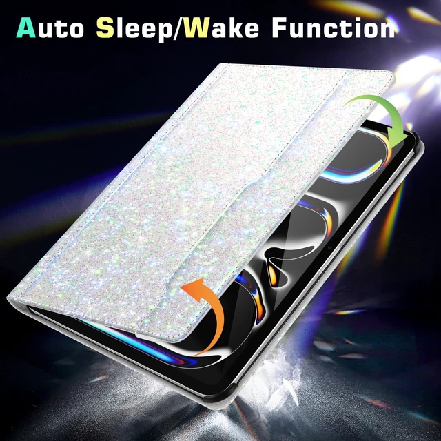 Alt view image 5 of 5 - Casewind for iPad Pro 13 Inch Case 2024(M4/7th Gen)Glitter iPad Pro 13 Case