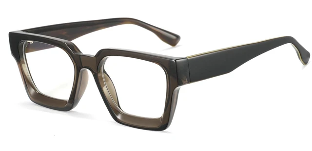 Main image of Cyxus Oversized Square Blue Light Blocking Glasses Women Men Chic Preppy Thick Frame Computer Eyeglasses Anti Eyestrain 8224