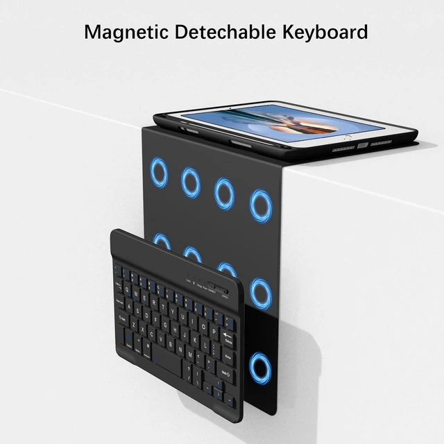 Alt view image 2 of 5 - Keyboard Case with Pencil Holder for iPad Mini 5th & 4th Generation 7.9"
