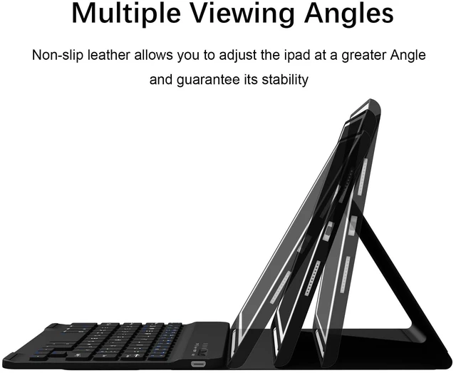 Alt view image 3 of 5 - Keyboard Case with Pencil Holder for iPad Mini 5th & 4th Generation 7.9"