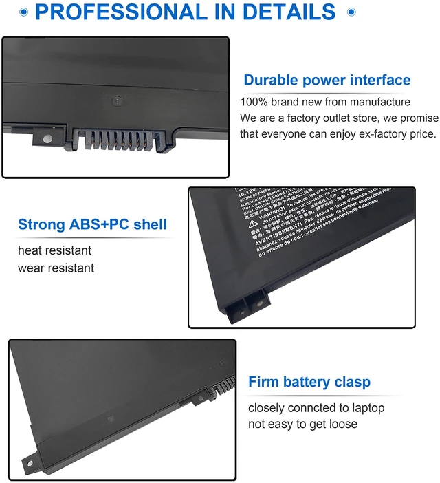Alt view image 4 of 5 - 55.67Wh SA04XL L43267-005 Laptop Battery for HP Envy X360 15-DR 15-DR0010TX 15-DS 15M-DS 17-CG 17M-CG 15M-DR 15m-dr1xxx 15m-dr1012dx 15m-dr0012dx 15m-dr0011dx 15m-ds0011dx 15t-dr100 L43248-AC2