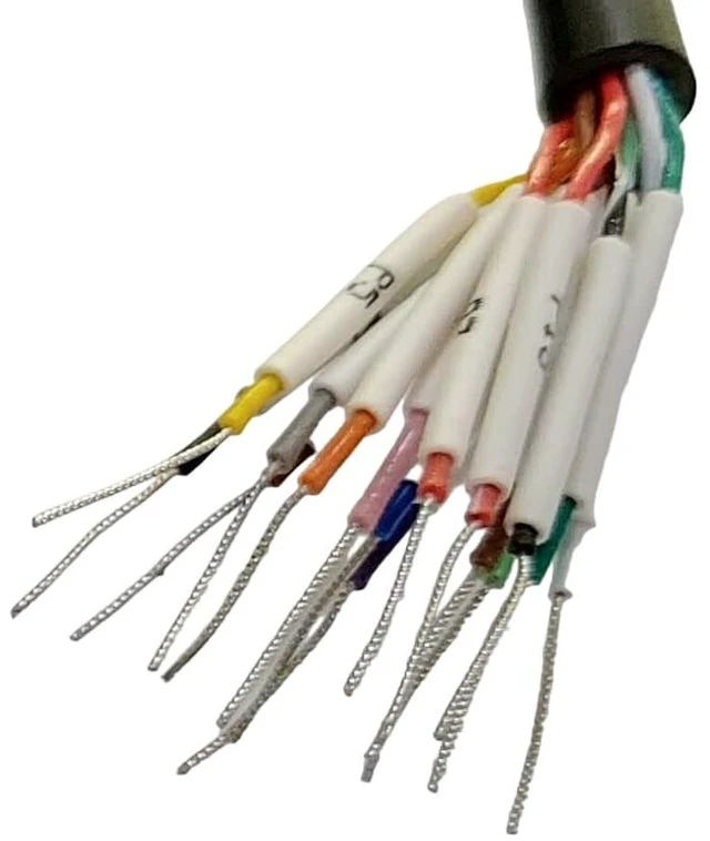 Alt view image 3 of 5 - Compucableplususa.com Best Industrial Serial DB15 D-Sub15 Pin Female RS232 Serial Cable with Bare Wire - 28 AWG with Black PVC Jacket (Female, 10 Feet)