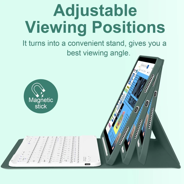Alt view image 5 of 5 - BQDIYOO Keyboard Case for iPad Air 11 Inch M4/M3/M2 & Air 5th/4th Gen