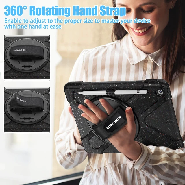 Alt view image 4 of 5 - BRAECNstock Shockproof Case for iPad 9th/8th/7th Gen 10.2", Carnival