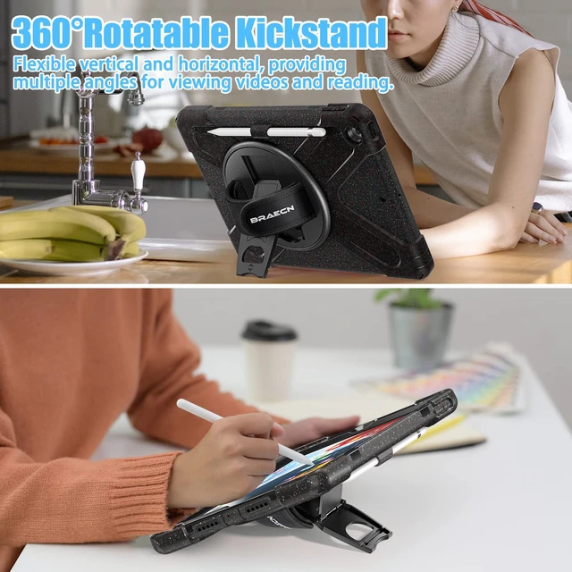 Alt view image 5 of 5 - BRAECNstock Shockproof Case for iPad 9th/8th/7th Gen 10.2", Carnival