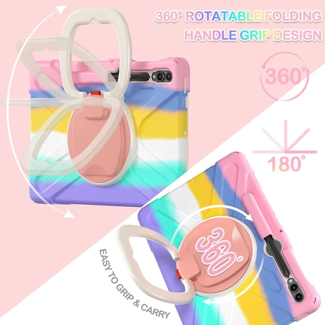 Alt view image 3 of 5 - Case for Samsung Tab S10+ Plus/S9 Plus/S9 FE+/S8 Plus/S7 Plus/S7 FE 12.4":