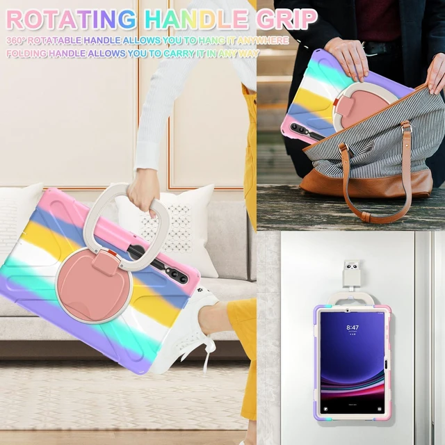 Alt view image 4 of 5 - Case for Samsung Tab S10+ Plus/S9 Plus/S9 FE+/S8 Plus/S7 Plus/S7 FE 12.4":
