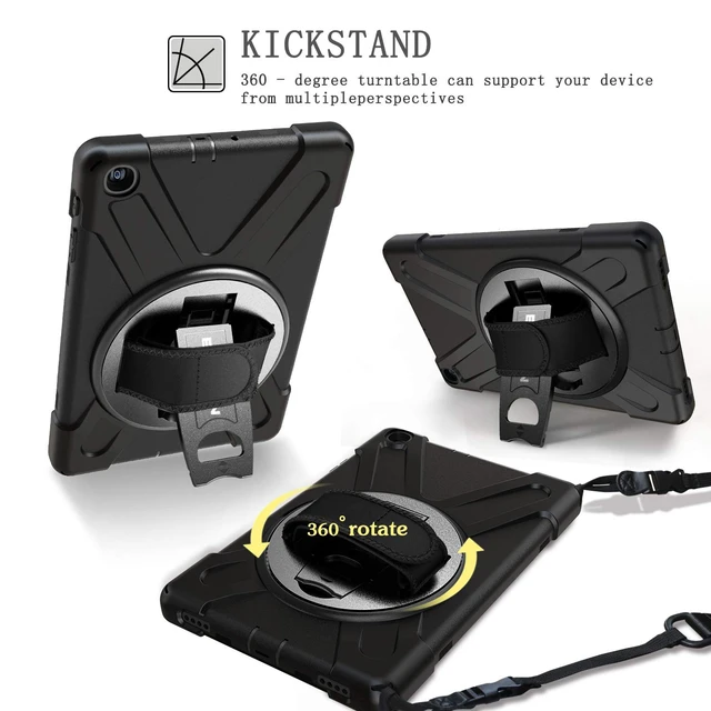 Alt view image 4 of 5 - BRAECN Case for Galaxy Tab A 10.1: 2019 SM-T510/ SM-T515/ SM-T517 Black