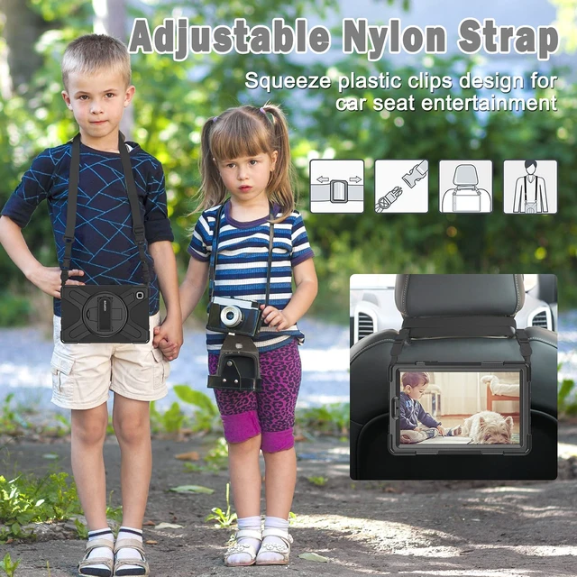 Alt view image 5 of 5 - BRAECN Case for Galaxy Tab A 10.1: 2019 SM-T510/ SM-T515/ SM-T517 Black