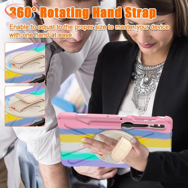 Alt view image 2 of 5 - Case for Samsung Tab S10+ Plus/S9 Plus/S9 FE+/S8 Plus/S7 Plus/S7 FE 12.4":
