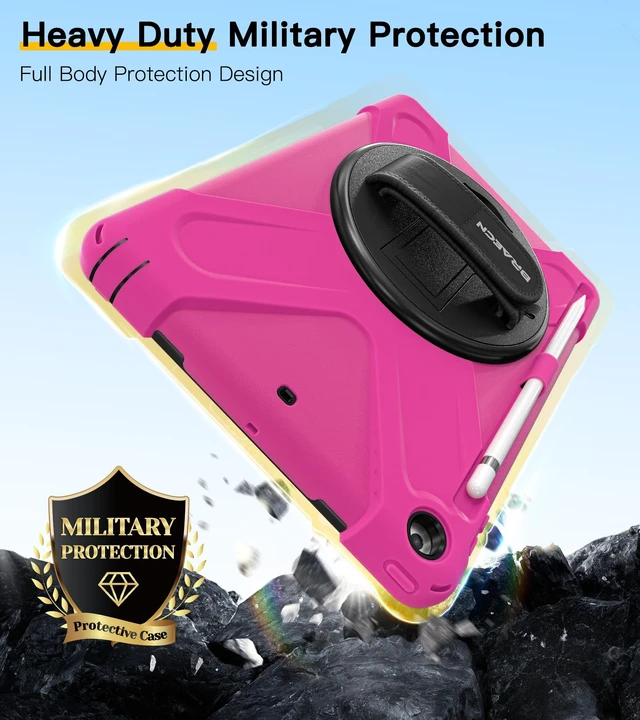 Alt view image 5 of 5 - BRAECN Case for iPad 6th/5th Generation - 9.7 inch 2018/2017 Rose