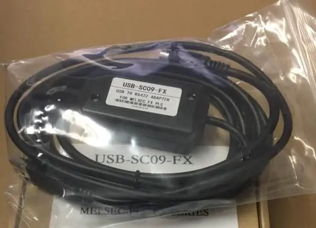 Alt view image 3 of 5 - USB Programming Cable for Mitsubishi PLC FX3U and FX Series, for FX2N/FX1N/1S/FX3U/3GA, for USB-SC09-FX Replacement