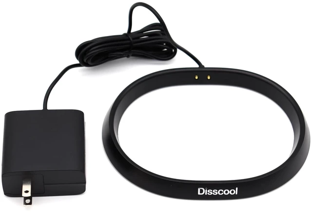 Main image of Disscool Replacement Charging Dock Cable Stand Compatible with Sonos Move, Silicone Charger Cables Cord for Man Women(Black/2M/6.5ft)