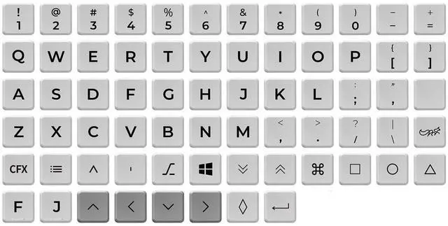 Main image of Chocfox-Fans Low Profile PBT Keycaps for Kailh Chocolate Switch Mechanical Keyboard (Alpha Kit)