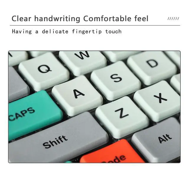 Alt view image 5 of 5 - Chocfox-Fans Low Profile PBT Keycaps for Kailh Chocolate Switch Mechanical Keyboard (Alpha Kit)