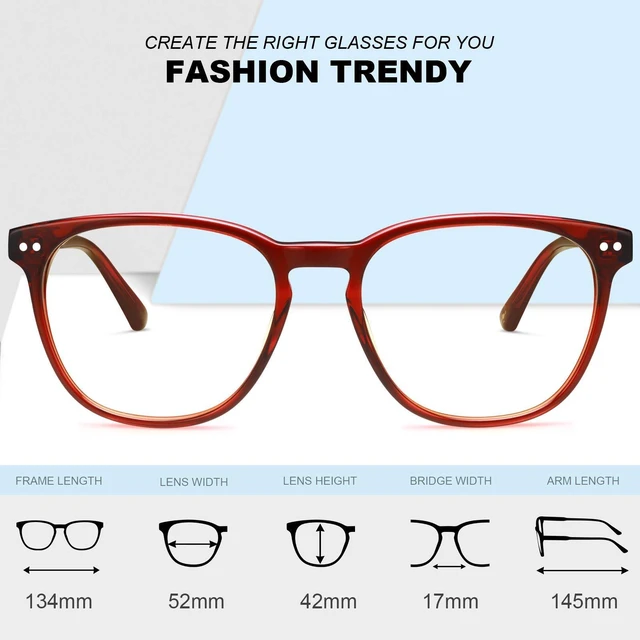 Alt view image 4 of 5 - CARFIA Blue Light Glasses for Women Lightweight Cute Computer Gaming Glasses Blue Light Blocker Revo Lenses