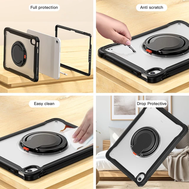 Alt view image 5 of 5 - BATYUE Case for iPad (A16) 11th/10th Gen 11''/10.9'' 2025/2022, Black