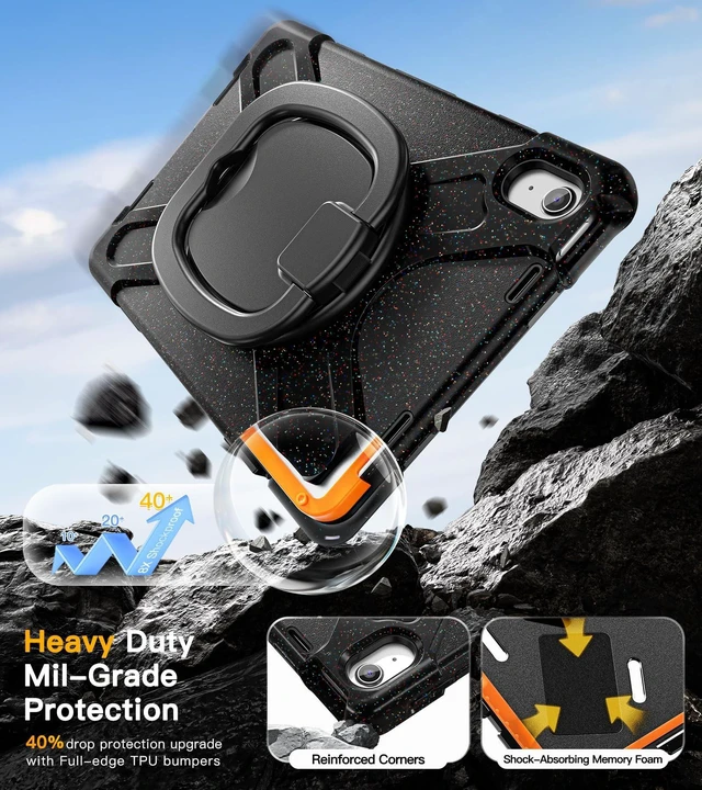 Alt view image 3 of 5 - BRAECN Case for iPad (A16) 11th/10th Generation - 11/10.9 inch 2025/2022