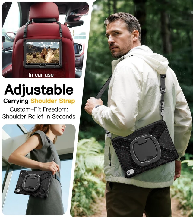 Alt view image 5 of 5 - BRAECN Case for iPad (A16) 11th/10th Generation - 11/10.9 inch 2025/2022