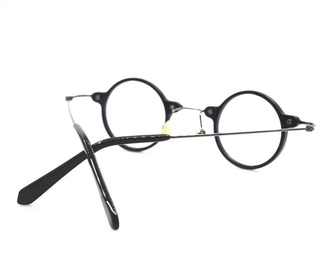Alt view image 4 of 5 - BETSION Blue Light Blocking Computer Game Round Acetate Eyeglasses Frames