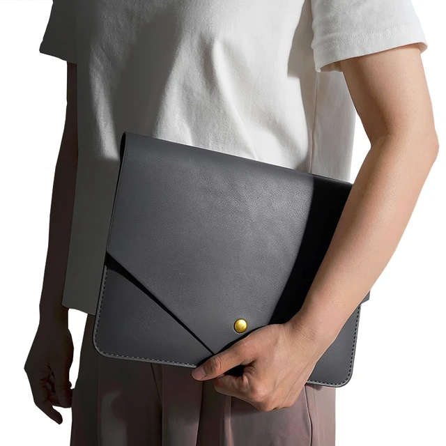 Alt view image 3 of 5 - Benfan Tablet Sleeve Compatible with iPad mini Gen1-6, Includes Small Pouch, Mouse Pad, Cord Organizer, Dark Grey