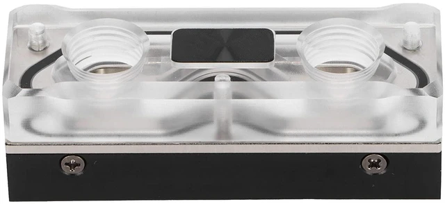 Alt view image 4 of 5 - Acogedor M.2 NVME SSD Water Block, G1/4 Water Cooling Aluminum Heatsink Cooler with Silicone Thermal Pad for PC Custom Cooling System