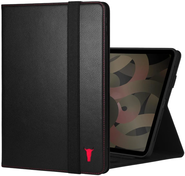 Main image of TORRO Case Compatible with iPad Air 11" M4 (2026), M3 (2025) & M2 (2024) and iPad Air 5th / 4th Gen - Leather Folio Cover, Stand, Apple Pencil Charging, Auto Wake/Sleep (Black)