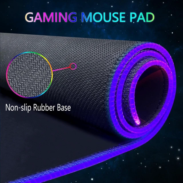 Alt view image 5 of 5 - Armanza RGB Gaming Mouse Pad, Large Mousepad with Led Light, Gaming Accessories Keyboard Pad for Desk, Non-Slip Rubber Base Big Mouse Mat for Gamer, 31.5 X 11.8 Inch, Japanese Streets