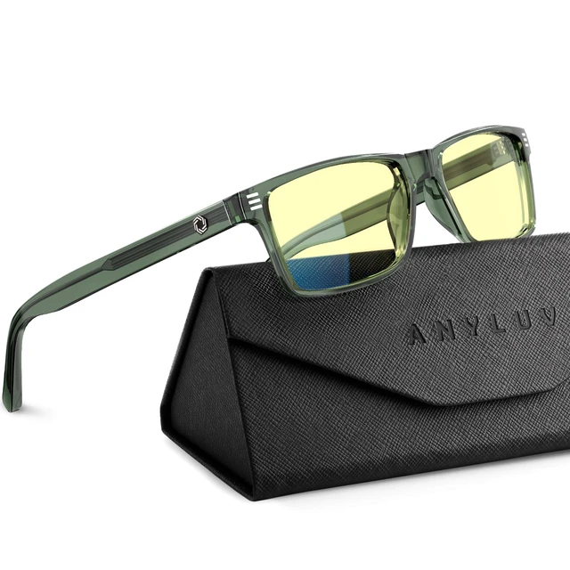 Main image of ANYLUV Blue Light Glasses for Sleep, 99.9% Blue Green Light Blocking with Red Lens, Red Glasses Eye Strain Relief Eye Protection