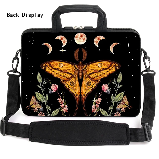 Alt view image 2 of 5 - ARIYIDA 15" laptop sleeve laptop bag chromebook case adjustable shoulder strap with handle accessory pocket for men women (RYD-15-4)
