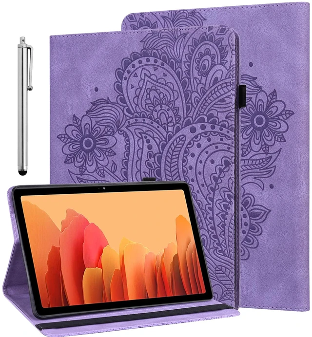 Main image of ALILANG Case for All-New Fire HD 10 & HD 10 Plus Tablet (13th/11th Generation, 2023/2021 Release), Multi-View PU Leather Flip Stand Cover with Pen Holder for Fire Tablet 10 2023 -Purple