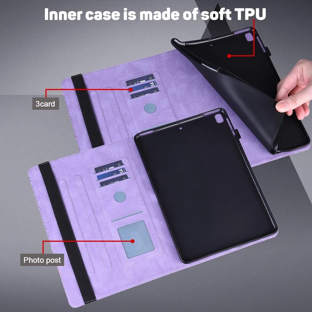 Alt view image 4 of 5 - ALILANG Case for All-New Fire HD 10 & HD 10 Plus Tablet (13th/11th Generation, 2023/2021 Release), Multi-View PU Leather Flip Stand Cover with Pen Holder for Fire Tablet 10 2023 -Purple