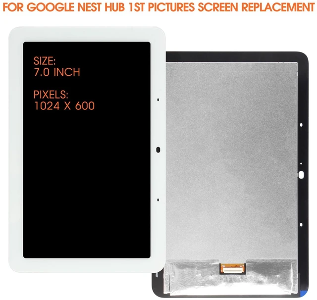 Alt view image 2 of 5 - for Google Nest Hub 1ST Screen Replacement for Google Nest Hub 1st LCD Display Touch Screen Digitizer Assembly Repair Parts(for 1st Generation)