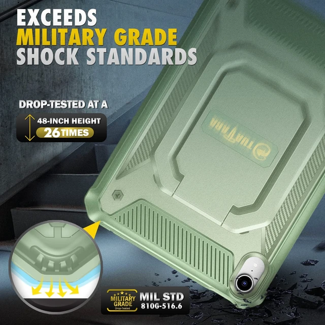 Alt view image 4 of 5 - Fintie Shockproof Case for iPad mini 7th Generation (A17 Pro) / mini 6 8.3"