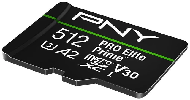 Alt view image 3 of 5 - PNY 512GB PRO Elite Prime C10 U3 V30 A2 microSDXC Flash Memory Card