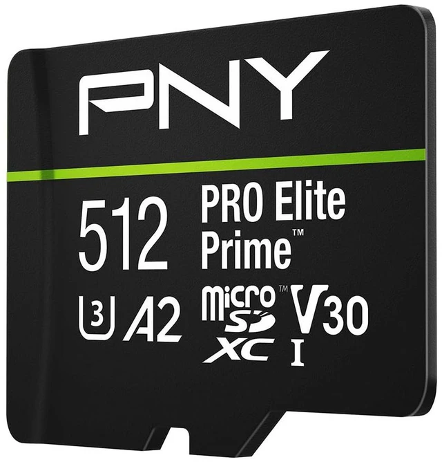 Main image of PNY 512GB PRO Elite Prime C10 U3 V30 A2 microSDXC Flash Memory Card