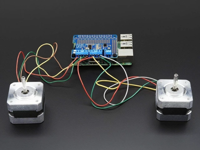 Alt view image 2 of 2 - Adafruit DC & Stepper Motor HAT for Raspberry Pi - Mini Kit