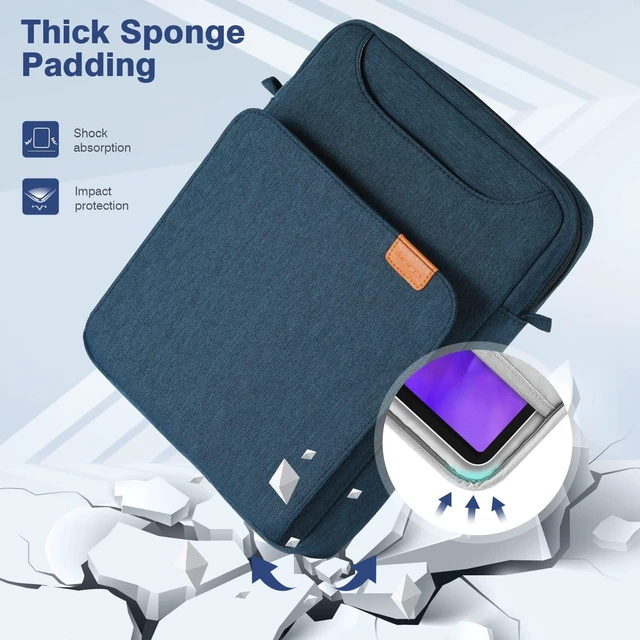 Alt view image 5 of 5 - MoKo 9-11 Inch Tablet Carrying Case Shoulder Bag with Concealed Hand Strap