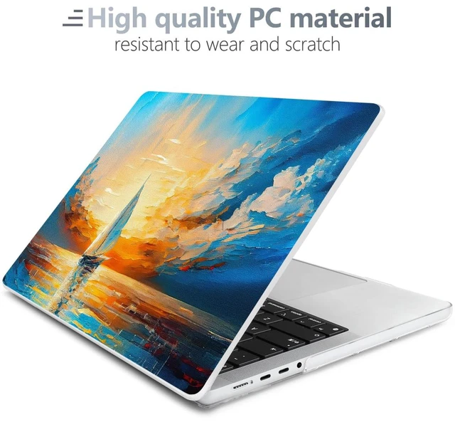 Alt view image 2 of 5 - Batianda AstroGrid Case for MacBook Pro 14 Inch 2026-2021, Sunset Sail