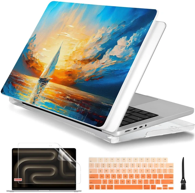 Main image of Batianda AstroGrid Case for MacBook Pro 14 Inch 2026-2021, Sunset Sail
