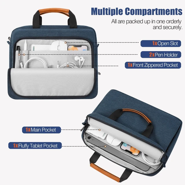 Alt view image 3 of 5 - MoKo 9-11 Inch Tablet Sleeve Case, Protective Handle Shoulder Bag
