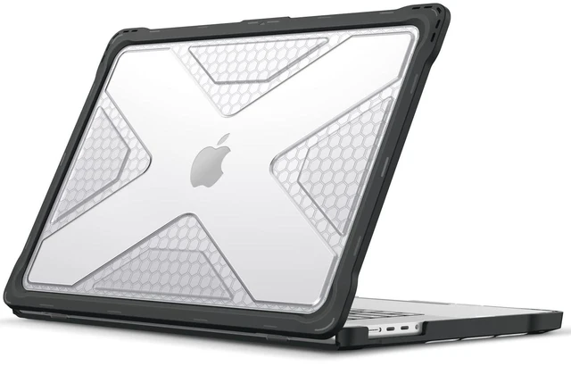 Main image of Fintie Rugged Case for MacBook Pro 16 Inch, Crystal Clear