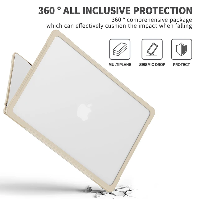 Alt view image 4 of 5 - Batianda Ultimate Slim Case for MacBook Air 15 Inch 2023-2026, Khaki