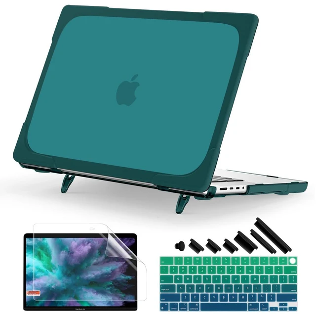 Main image of Batianda Heavy Duty Case for MacBook Pro 14 inch 2026-2021, Deep Teal
