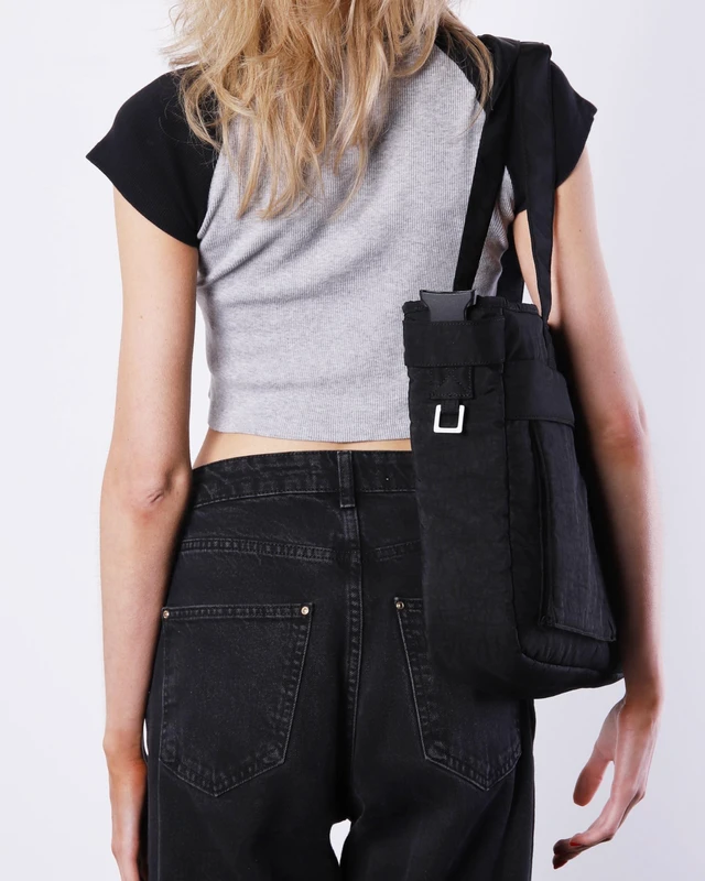 Alt view image 5 of 5 - ZIMEGO Stylish Casual Business Laptop Tote Bag Durable Travel Crossbody Shoulder Bag, Black