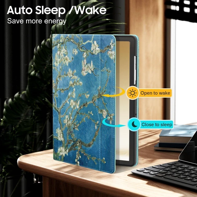 Alt view image 3 of 5 - OKP Leather Case for Samsung Galaxy Tab A11+ / A9+ Plus 11 inch 2026/2024