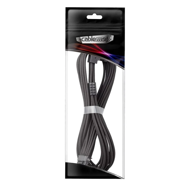 Alt view image 4 of 4 - CableMod Pro ModFlex Universal 12V-2x6 PCIe Cable (Black, 16p to 16p, 90A)