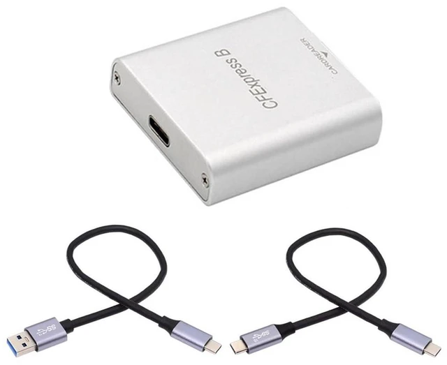 Main image of xiwai USB3.1 Type-C USB3.0 Type-A to CFE Type-B Slot Card Reader Gen 2 10Gpbs CF Express Extension Adapter with USB C to USB C/USB A Cable