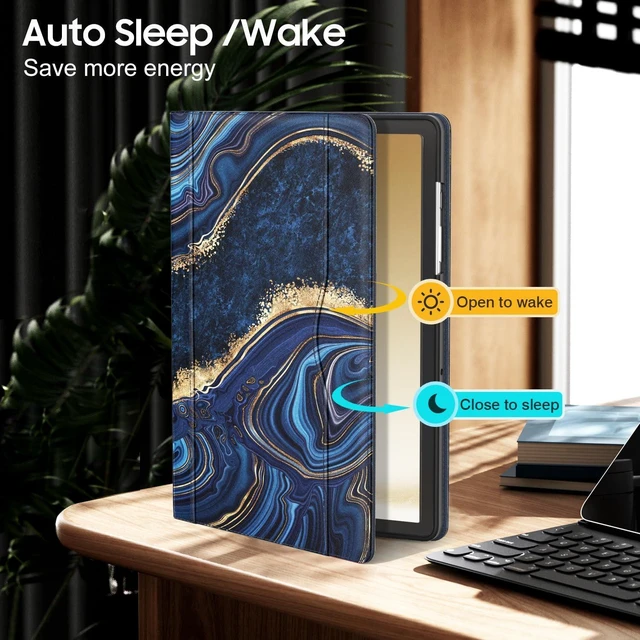 Alt view image 3 of 5 - OKP Leather Case for Samsung Galaxy Tab A11+ / A9+ Plus 11 inch 2026/2024