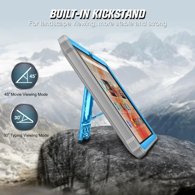 Alt view image 4 of 5 - Fintie Shockproof Case for 10.1" Fire HD 10 13th Gen 2023, Blue